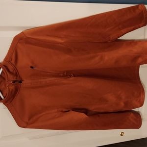 NordicTrack NT Dri Burnt Orange Mock Neck Pullover Small